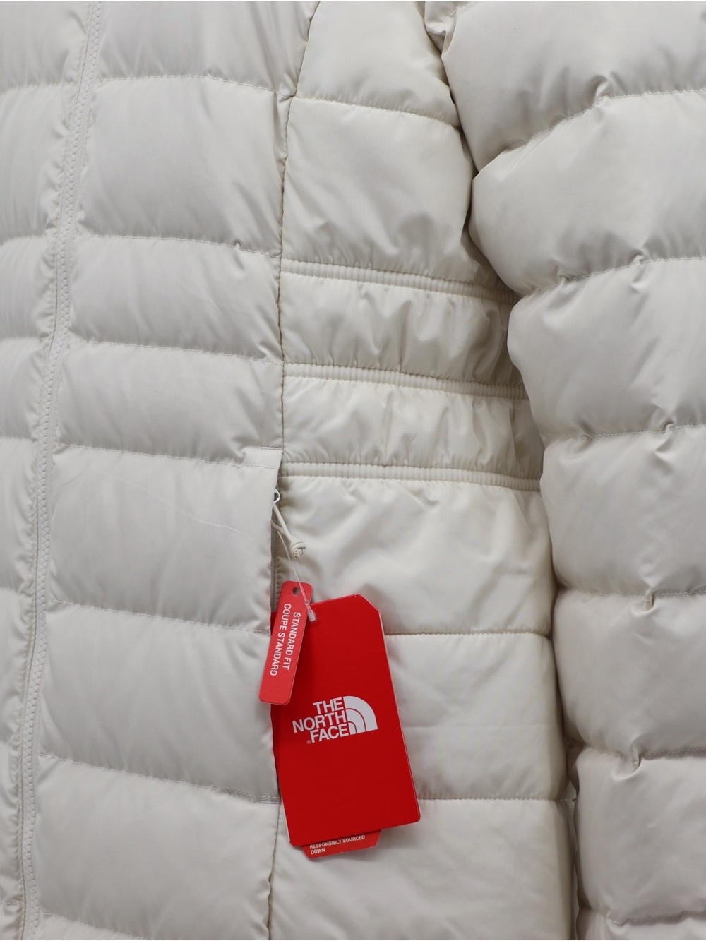New The North Face Women’s Medium Gotham Quilted Down Parka II Vintage White - Picture 6 of 16